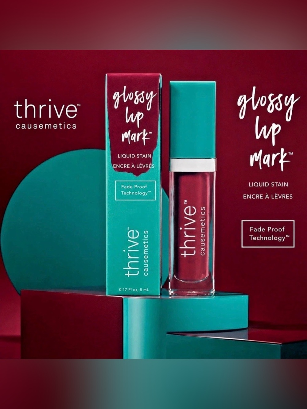 Thrive Causemetics - Liquid Lip Stain - Glossy Lip Mark in Pamela New